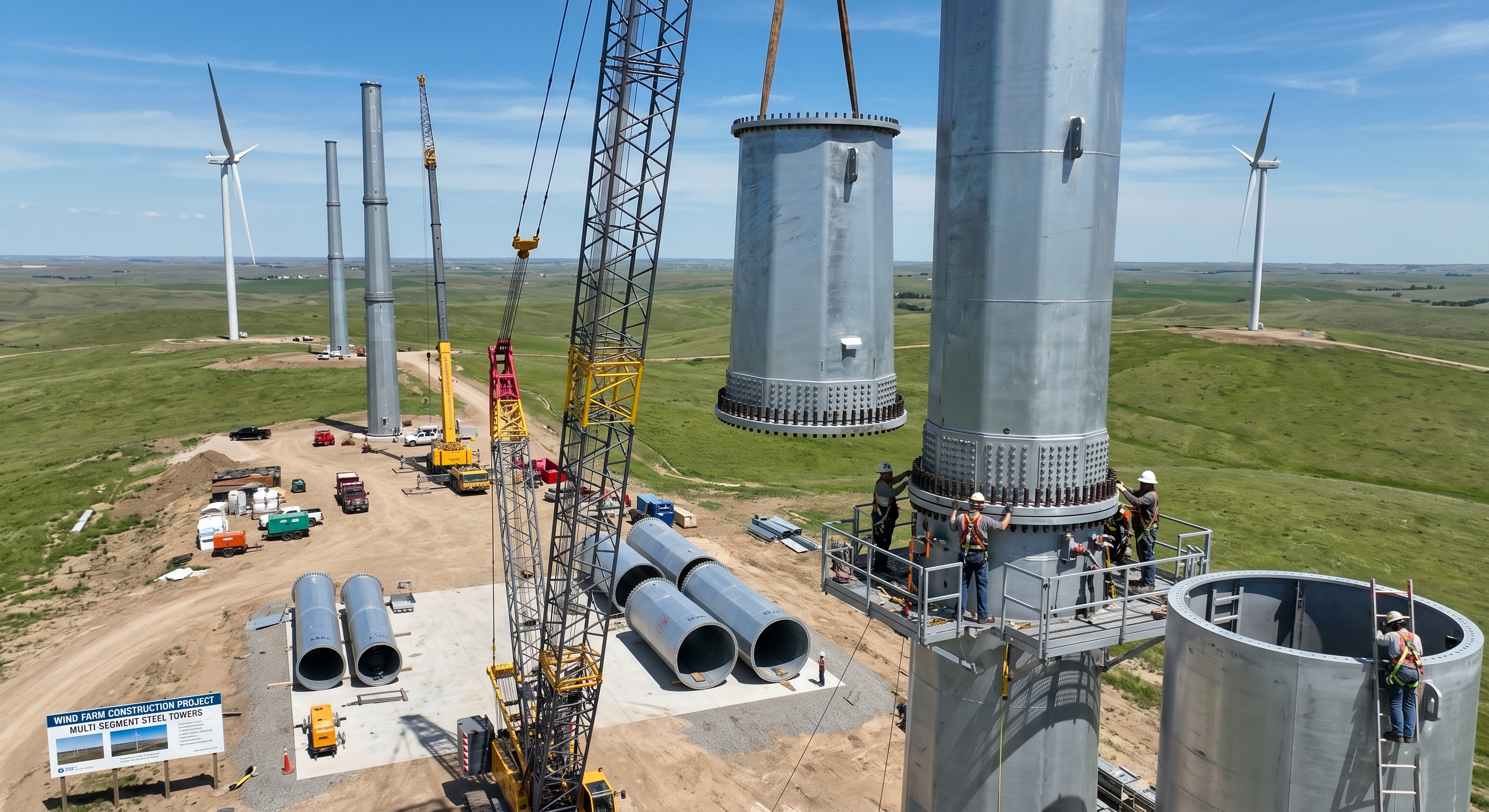 Wind Turbine Steel Towers