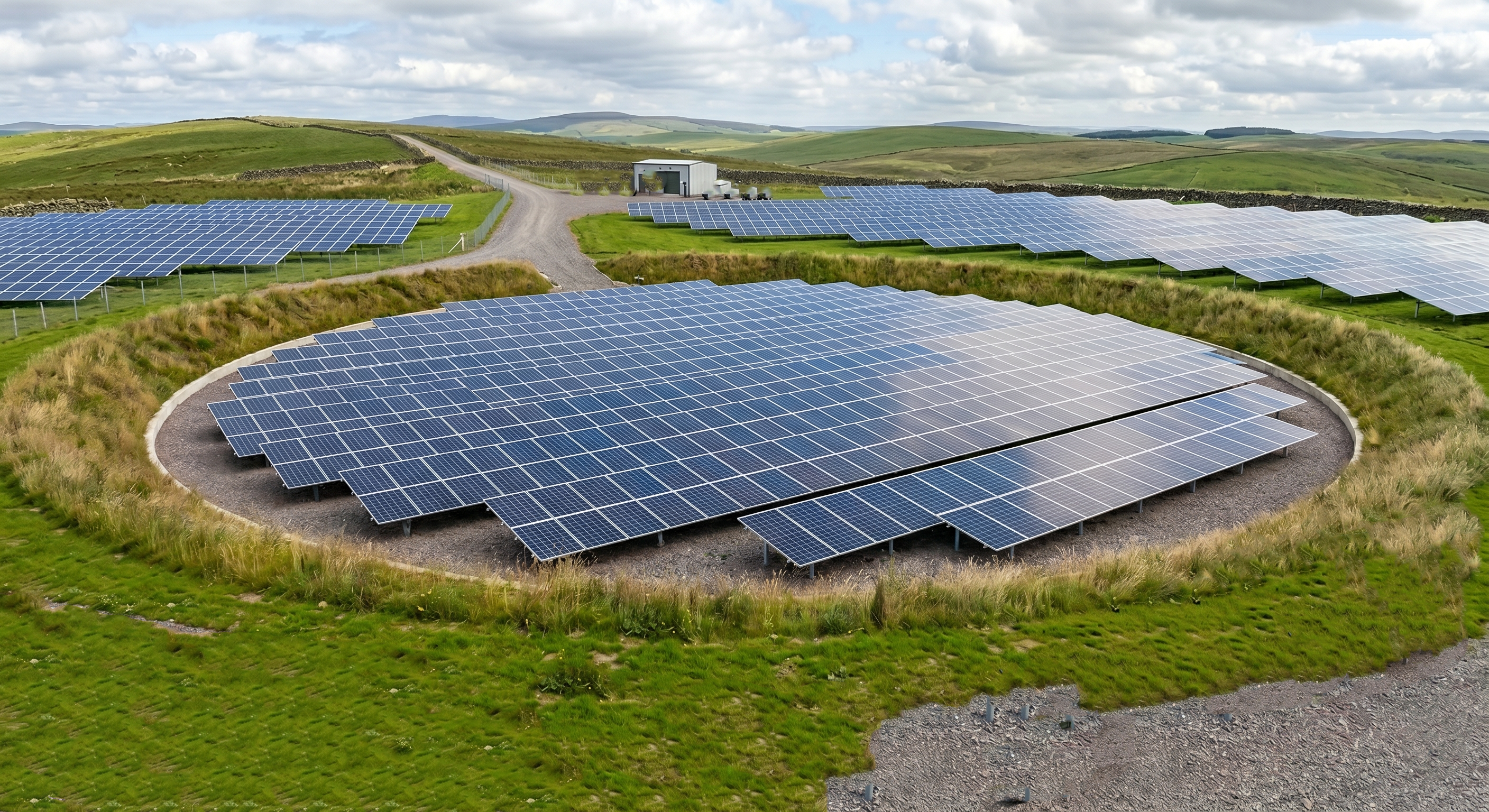 Utility Scale Solar Arrays